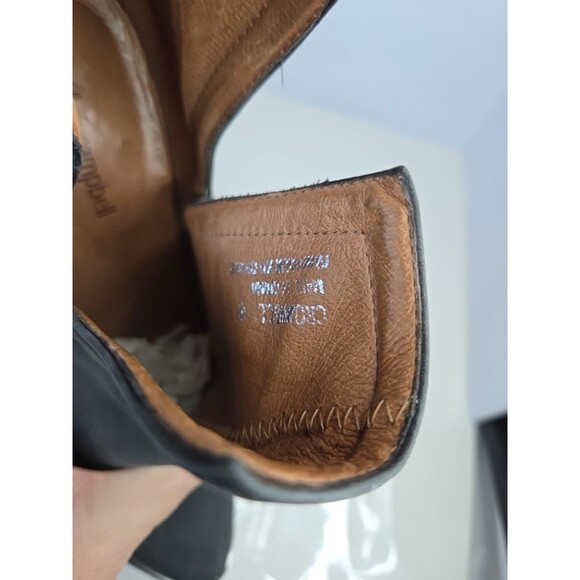 Jeffrey Campbell Western Gray Suede Ankle Boots Metal Deatails & Pointed Toe 8.5 - Picture 16 of 16